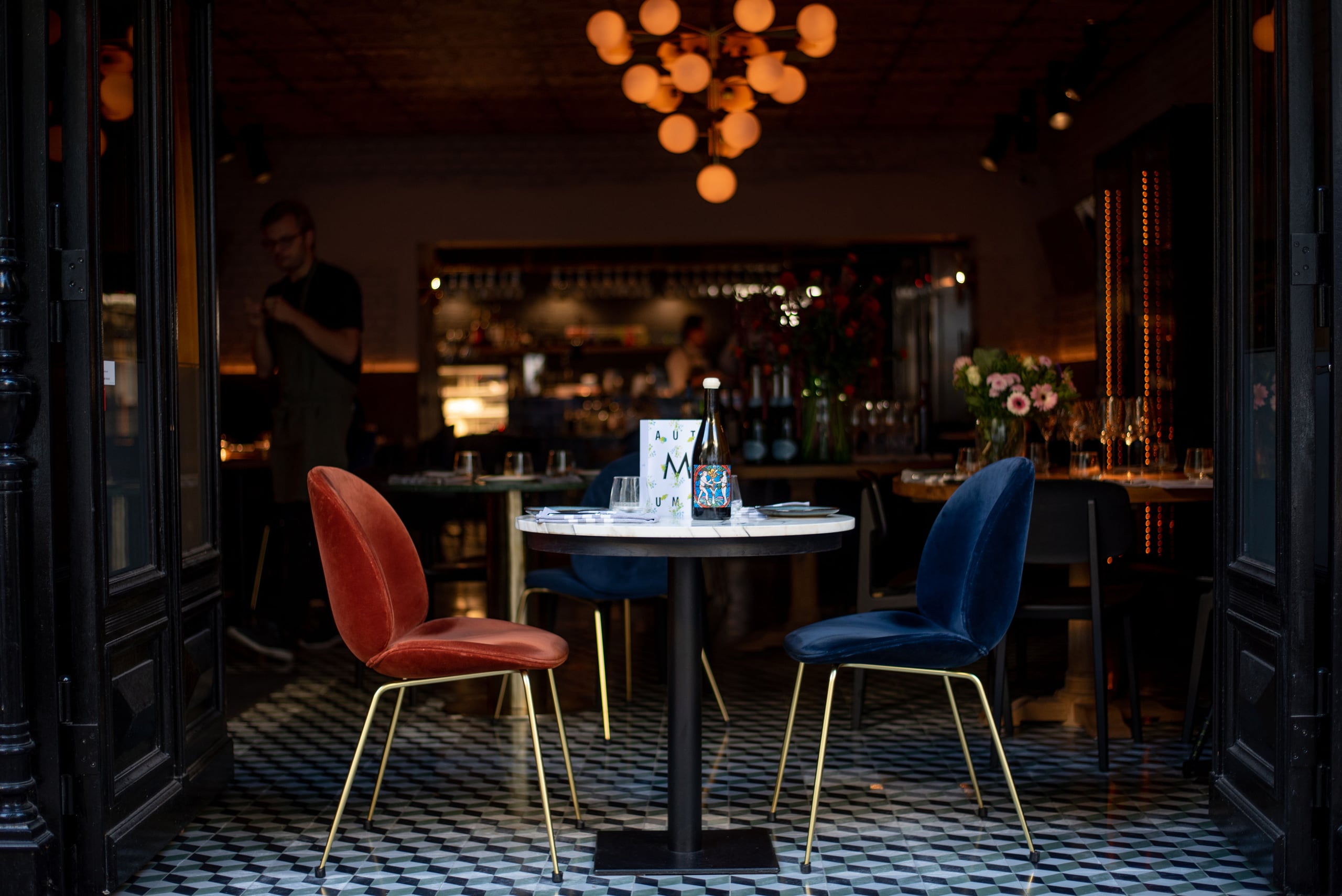 MINE WINE - interior of the restaurant